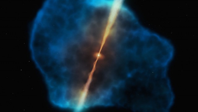 Раскрыт секрет питания первых сверхмассивных чёрных дыр