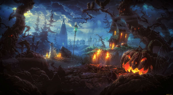 Тени оживают в Хеллоуин